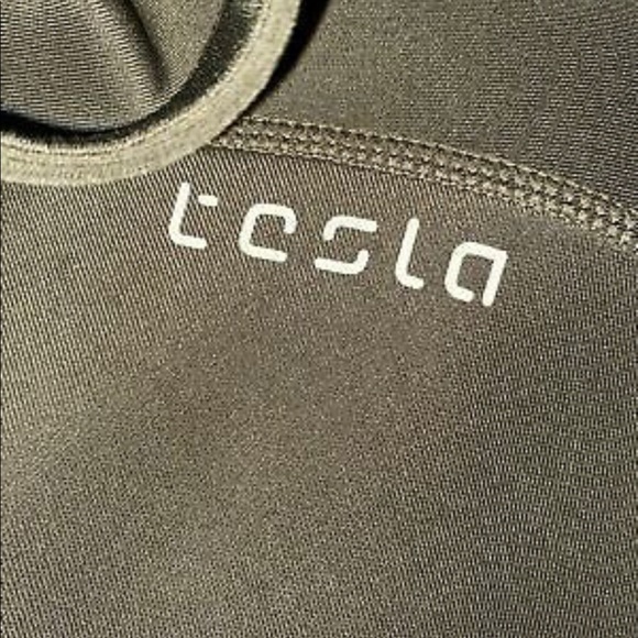 TESLA Full Zip Official Jacket Men’s XL Army Green Polyester Spandex Blend - Picture 2 of 8